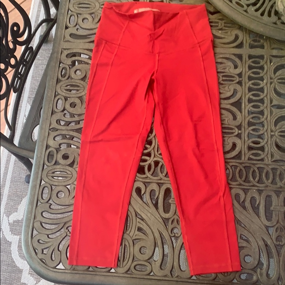 Victoria’s Secret red highwaisted pants w/ pockets